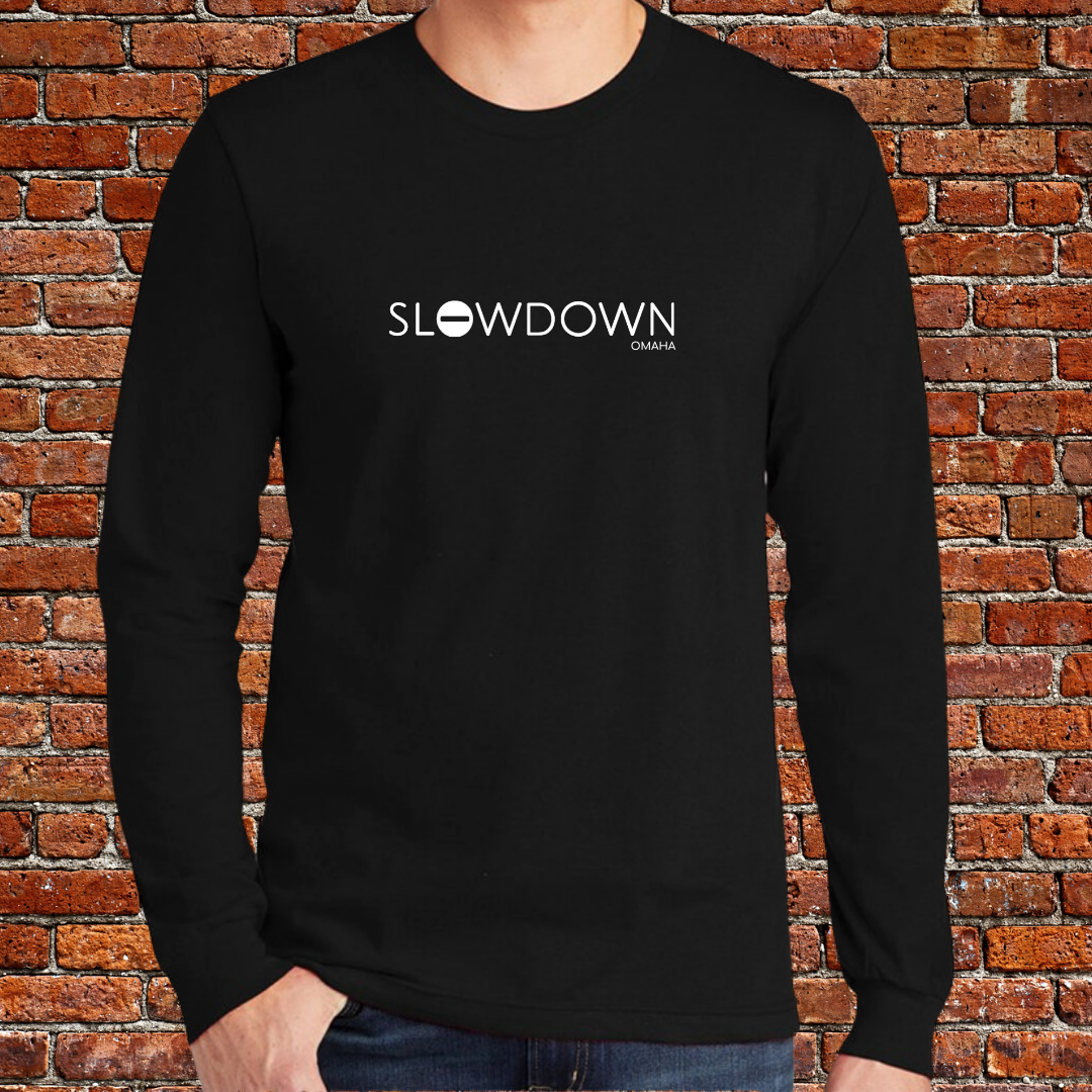 Black Slowdown Long Sleeve T-Shirt